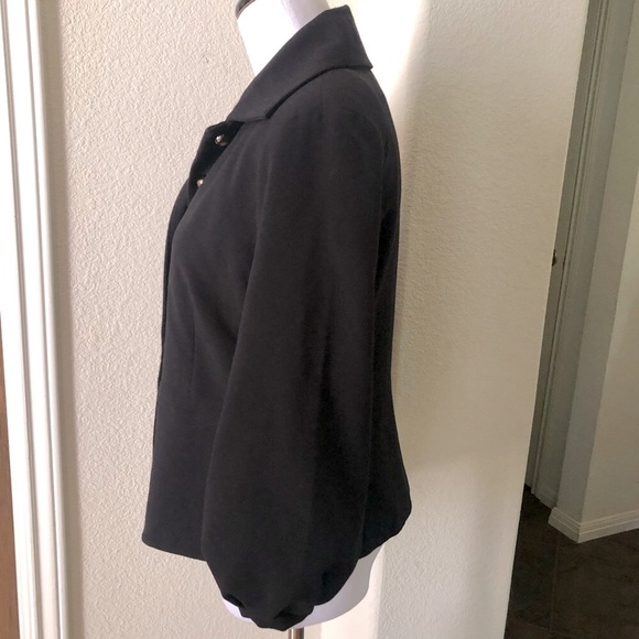 CAbi Jacket Black Abbott Peplum Career 3027 Sz 4 - Picture 3 of 8